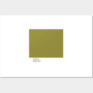 pantone 16-0543 TCX Golden Lime Posters and Art